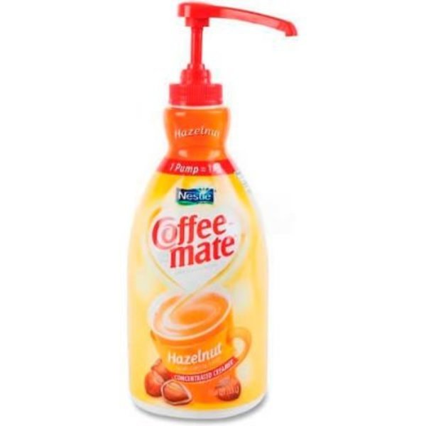 Nestle Coffee mate® Non-Dairy Liquid Pump Bottle, Hazelnut, 50.7 oz. NES31831